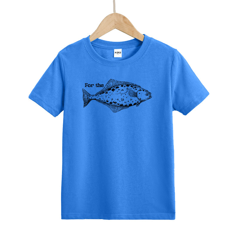 For The Halibut Fish Kids T-Shirt