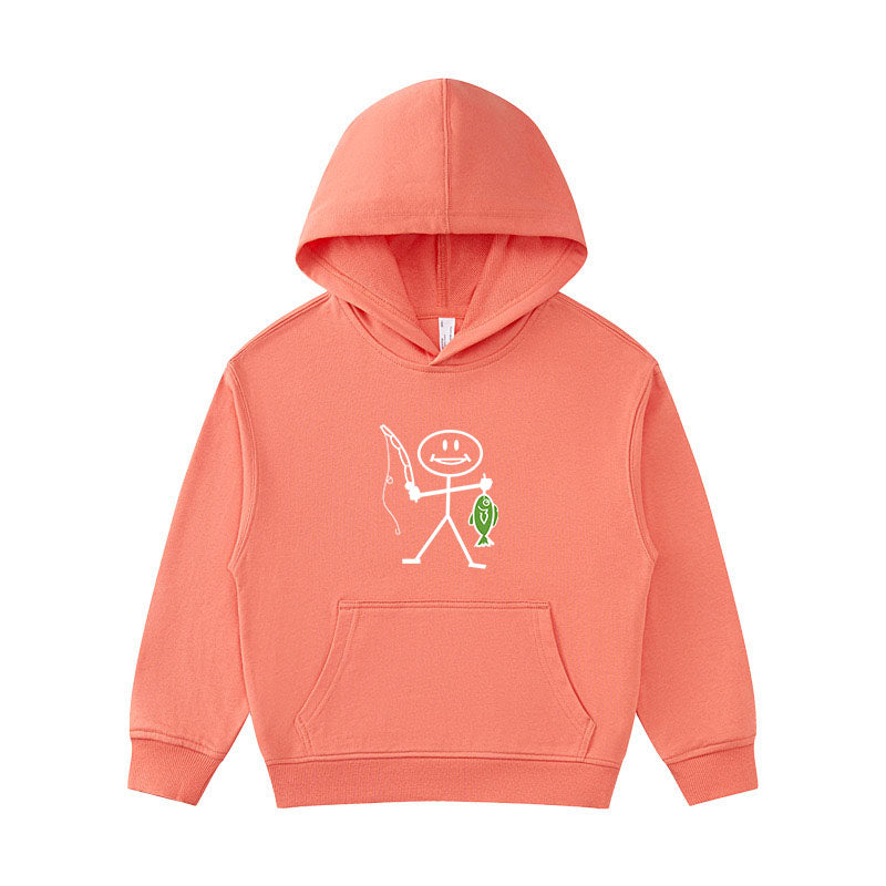 Happy Fishing Kid's Hoodie