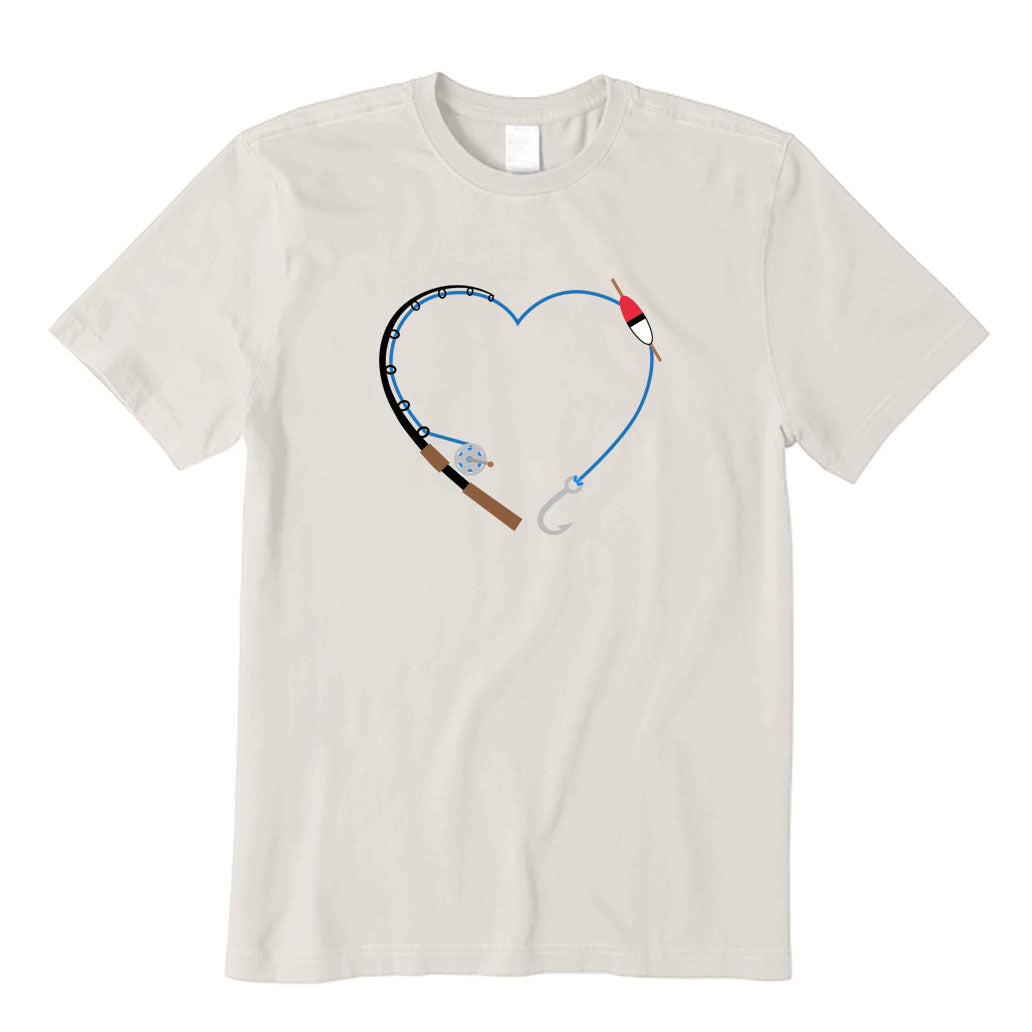 Heart Fishing Rod T-Shirt