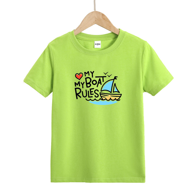 My Boat My Rules Kid's T-Shirts