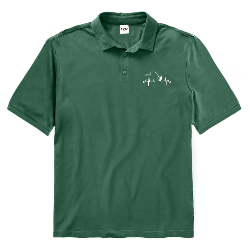 HEARTBEAT FISHING Polo Shirt