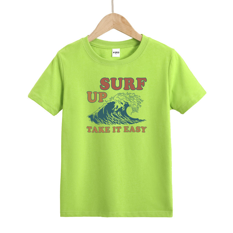 Surf Up Take It Easy Kids T-Shirt