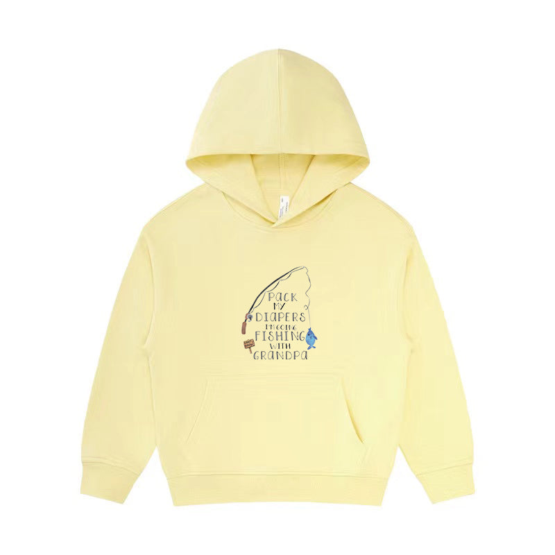 Grandpa's Fishing Buddy Kid's Hoodie