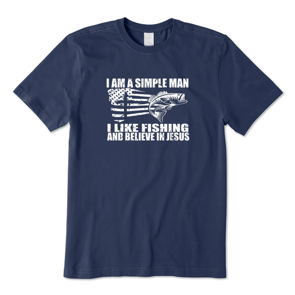 I Like Fishing and Believe in Jesus T-Shirt