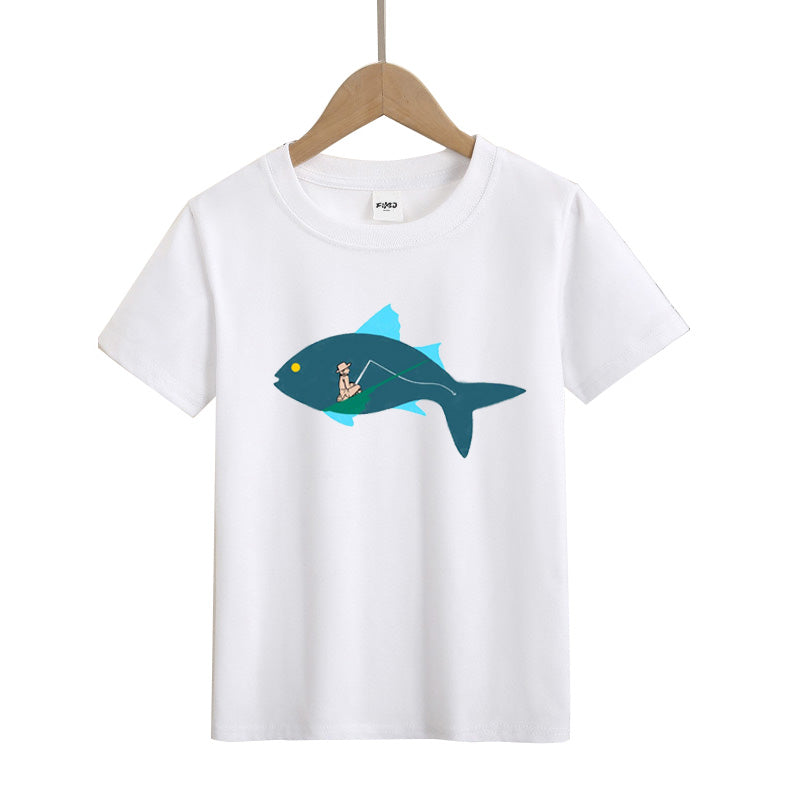 I Sink Into Fishing Kid's T-Shirts