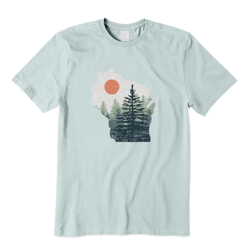 Wisconsin Pine Trees T-Shirt