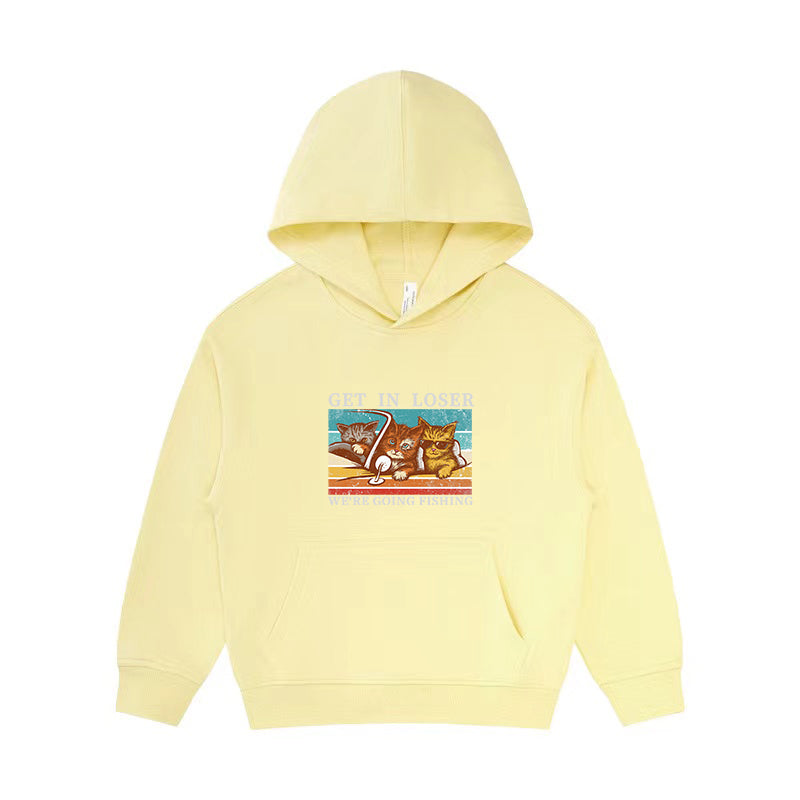 We're Going Fishing Kid's Hoodie