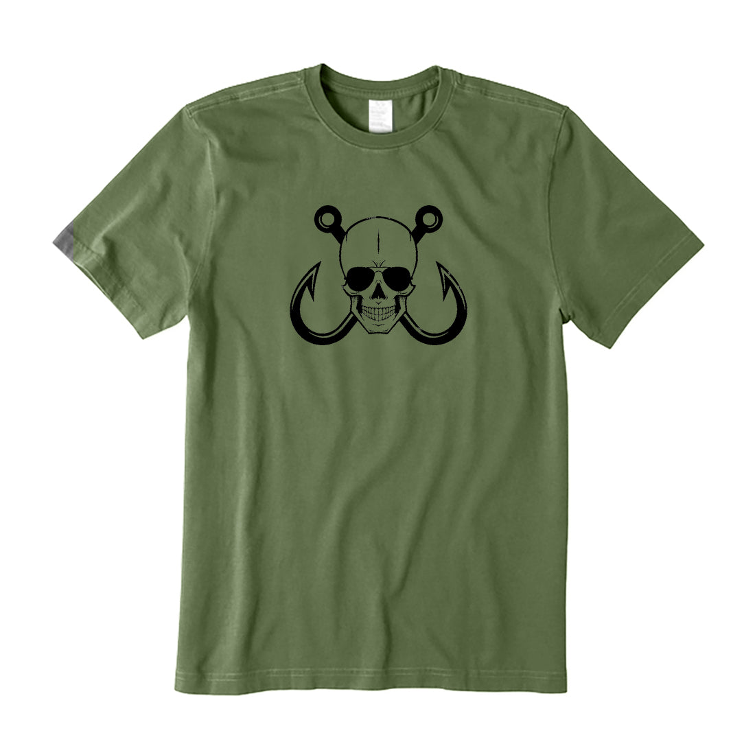 Skull Fishing Hook T-Shirt