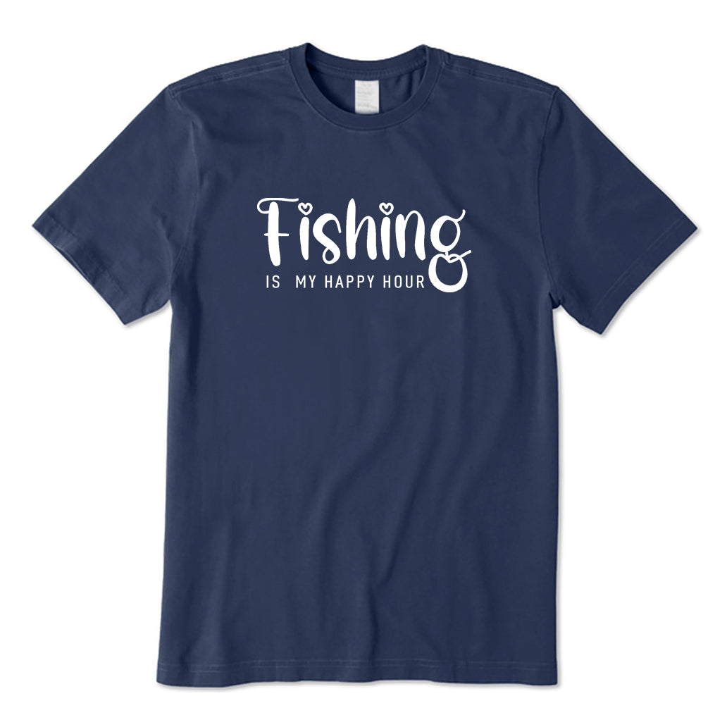 Fishing Is My Happy Hour T-Shirt