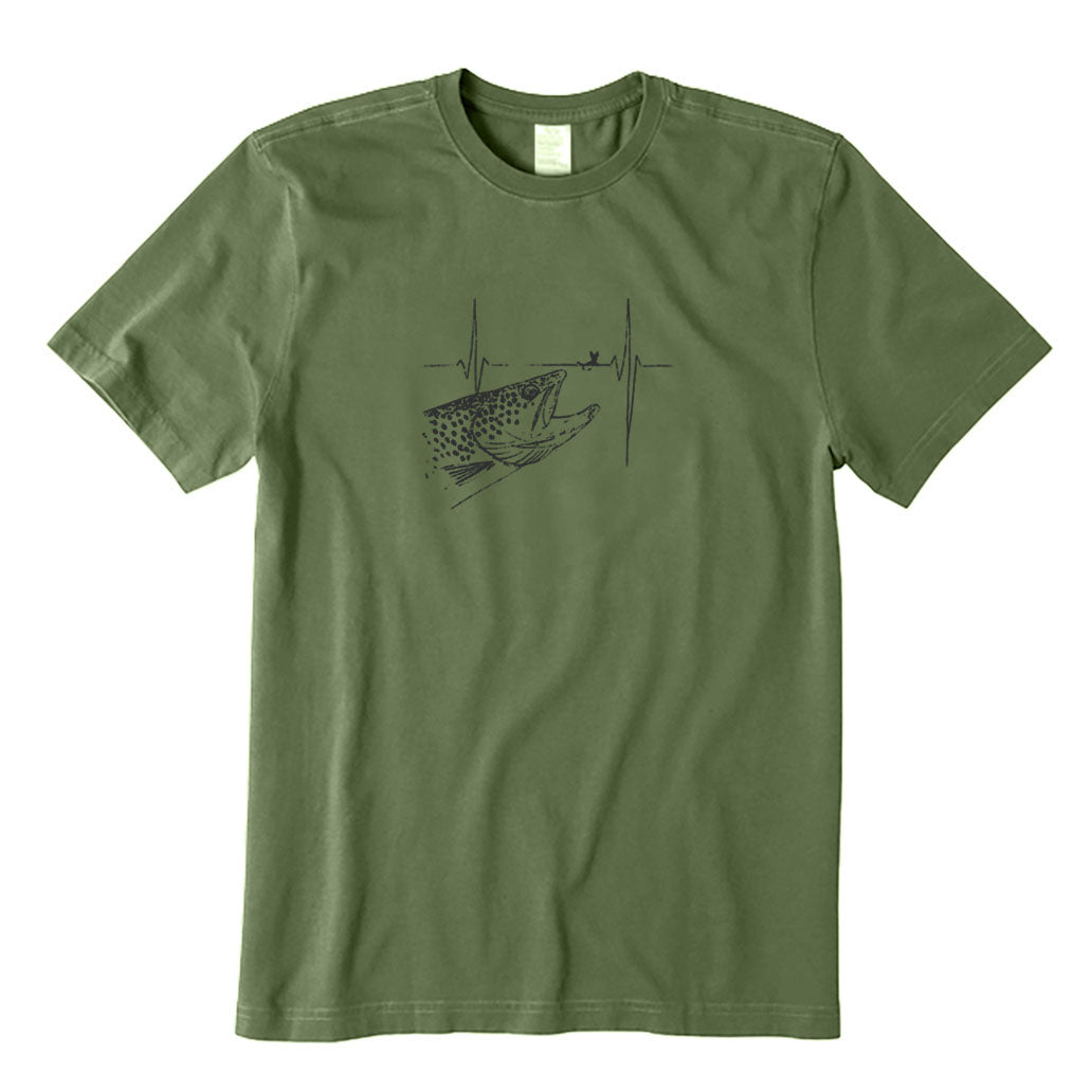 Fly Fishing Heartbeat T-Shirt