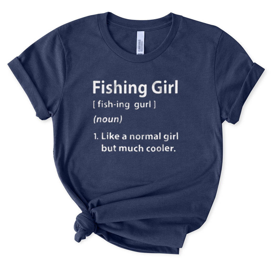 Fishing Girl T-Shirt for Women