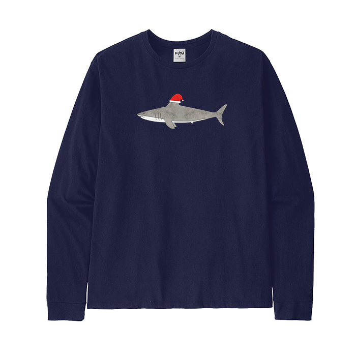 Christmas Shark Long Sleeve T-Shirt