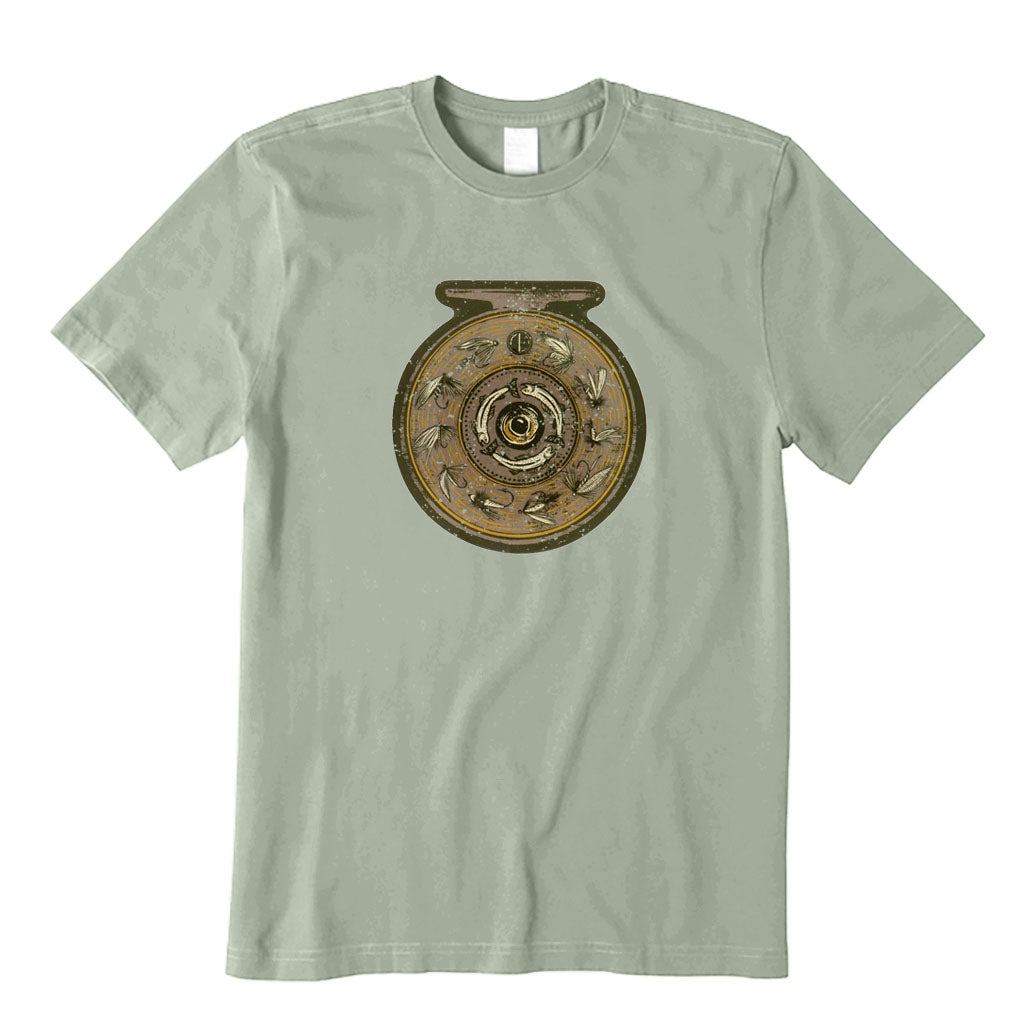 Fly Reel Die Cut T-Shirt