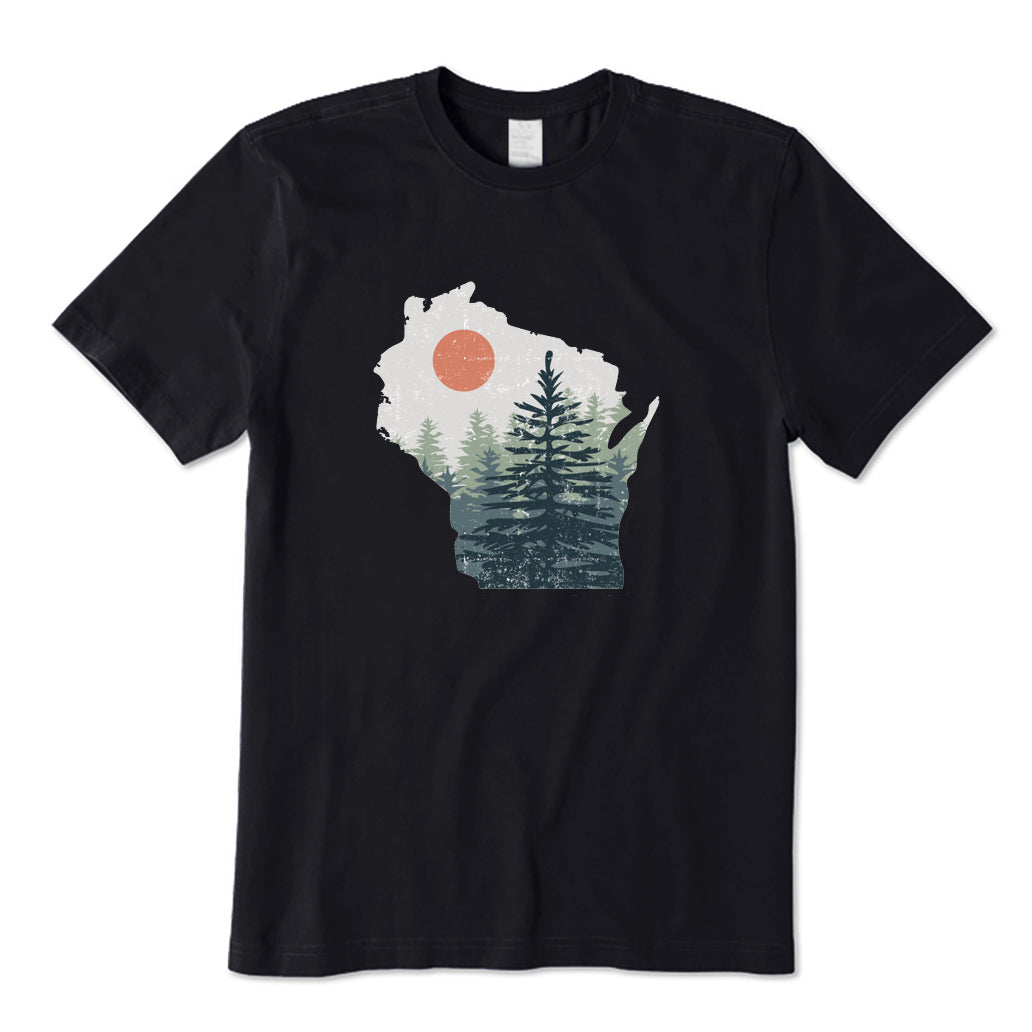 Wisconsin Pine Trees T-Shirt