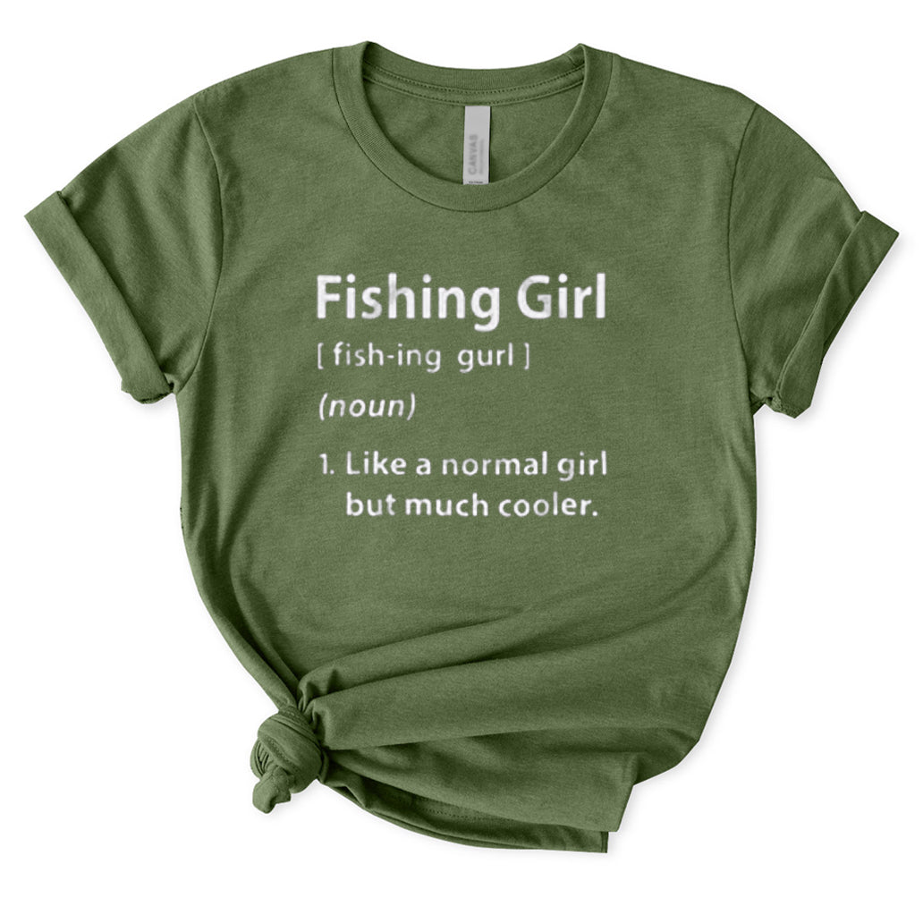 Fishing Girl T-Shirt for Women