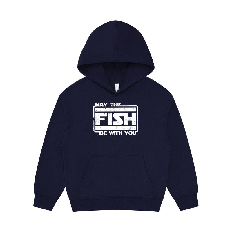 May The Fish Be with You Kid's Hoodie