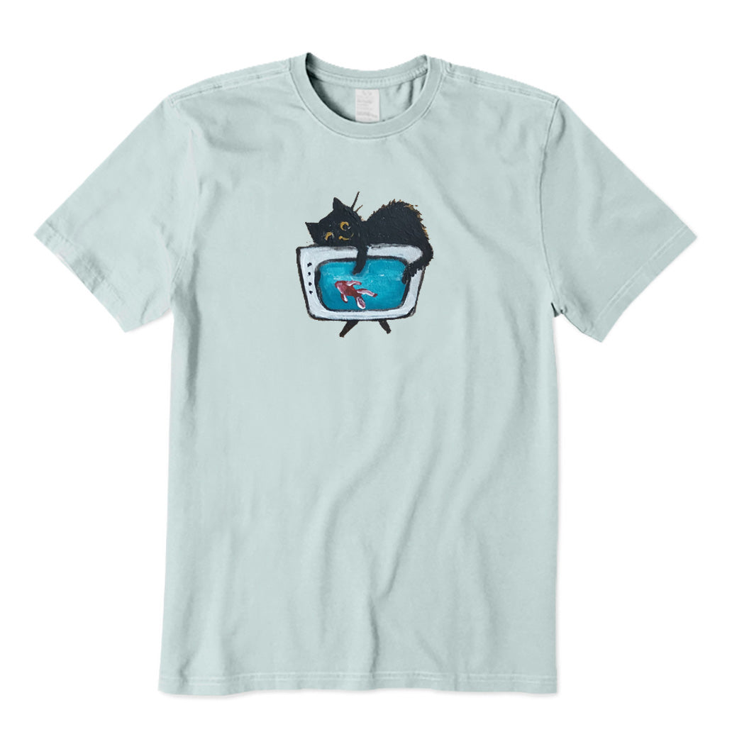 Cats and Fish on TV T-Shirt