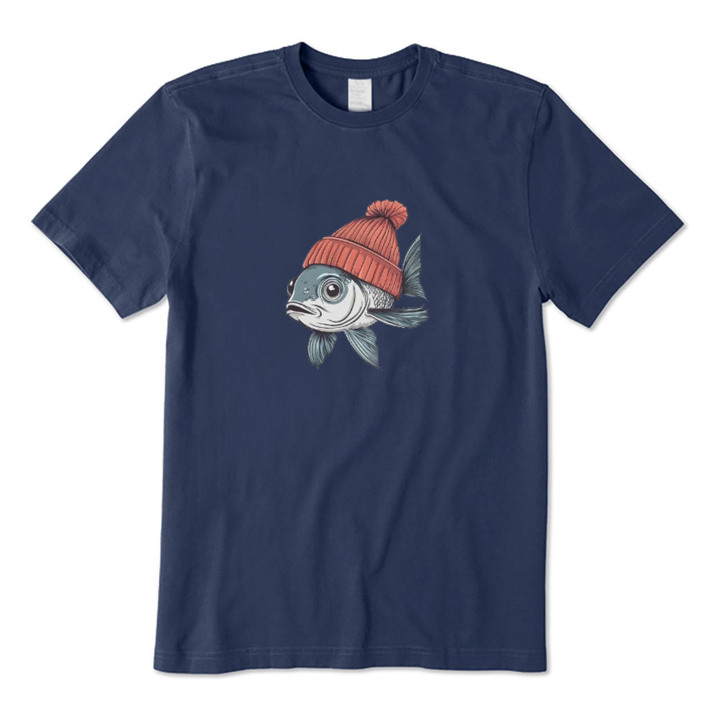 Funny Fish with Hat T-Shirt