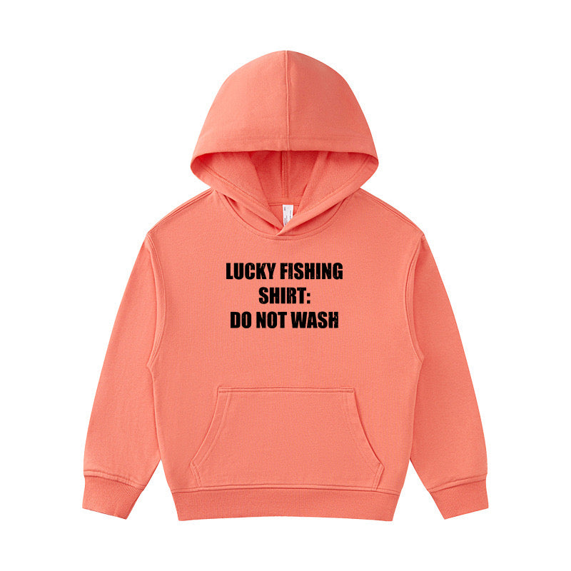 Lucky Fishing Shirt Do Not Wash Kid's Hoodie