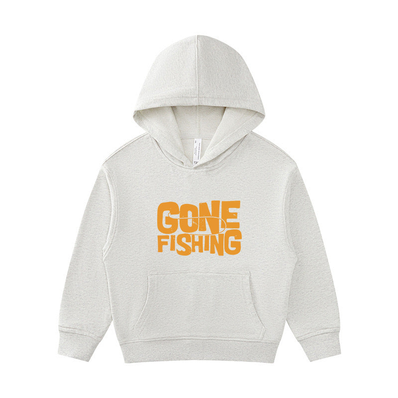 Gone Fishing Kid's Hoodie