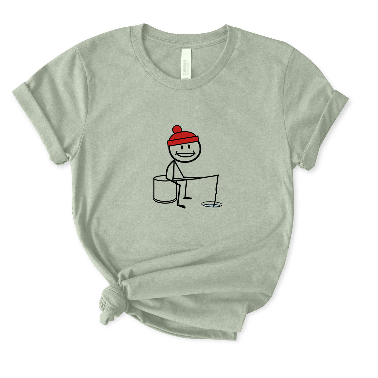 Ice Fishing T-Shirt for women