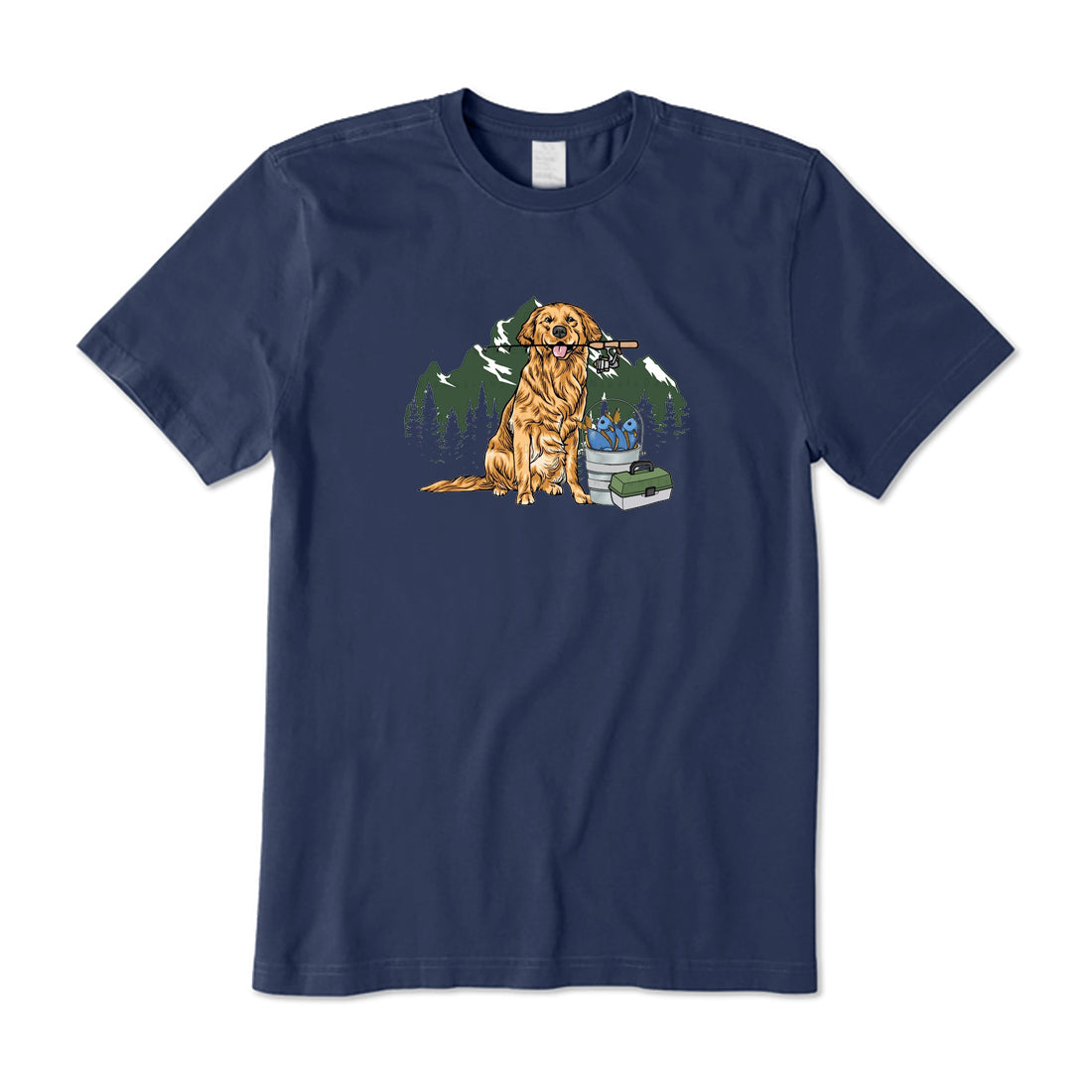 Fishing Dog T-Shirt