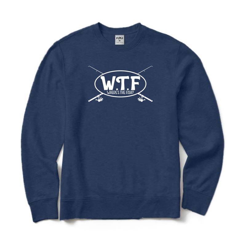 WTF Where's The Fish? Crewneck Sweatshirt