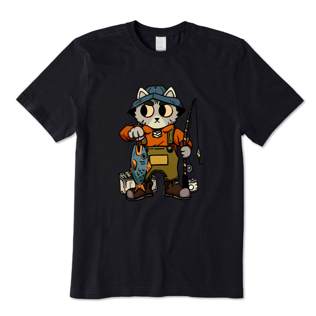 Cat Fishing T-Shirt