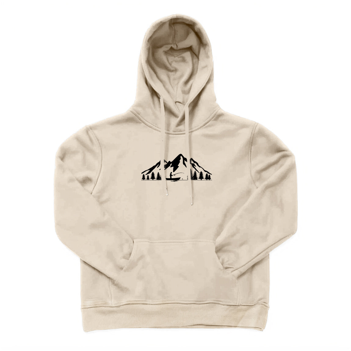 FISHING LANDSCAPE MOUNTAIN Hoodie