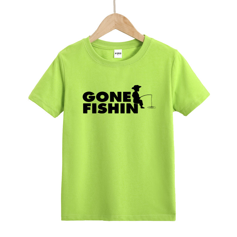 Gone Fishing Kid's T-Shirts