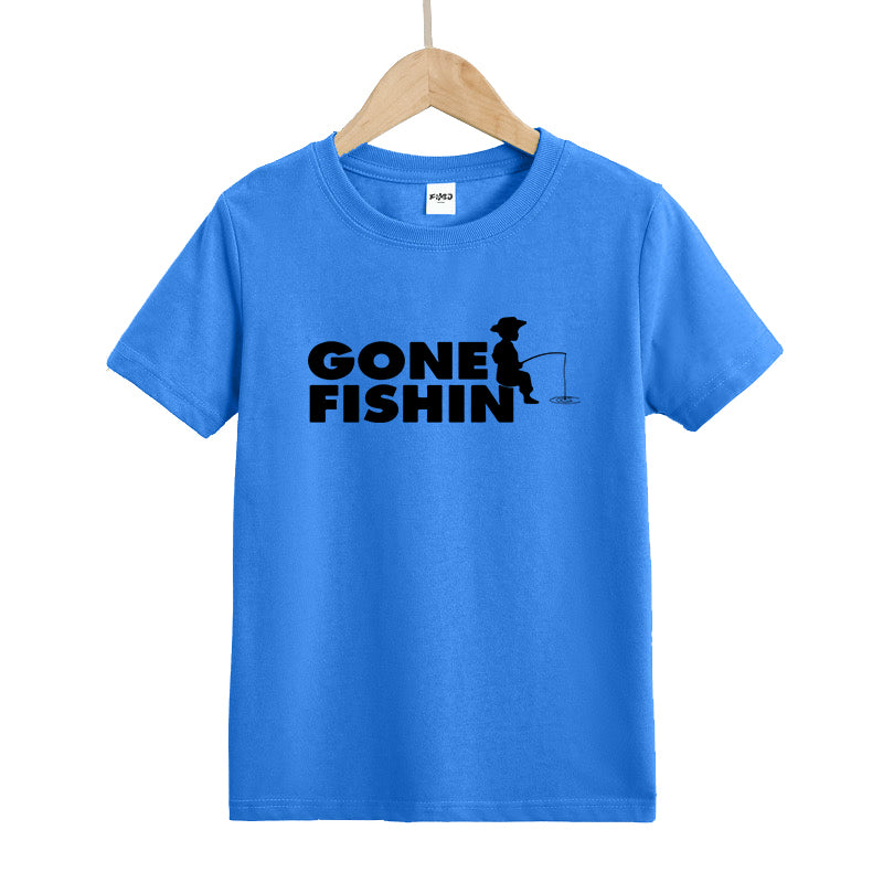 Gone Fishing Kid's T-Shirts