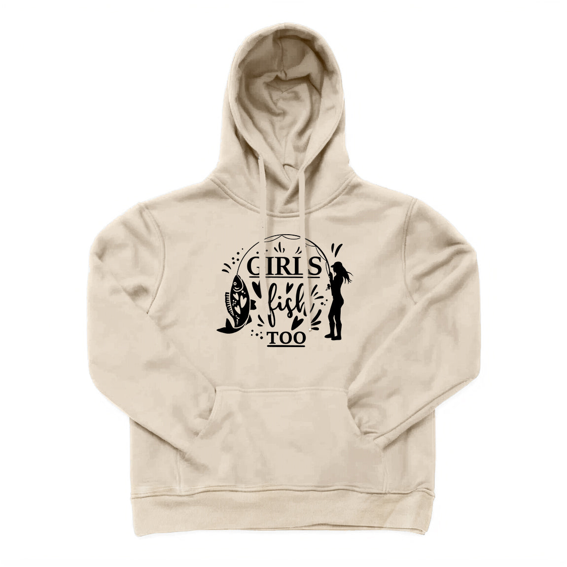 Girls Fish Too Hoodie