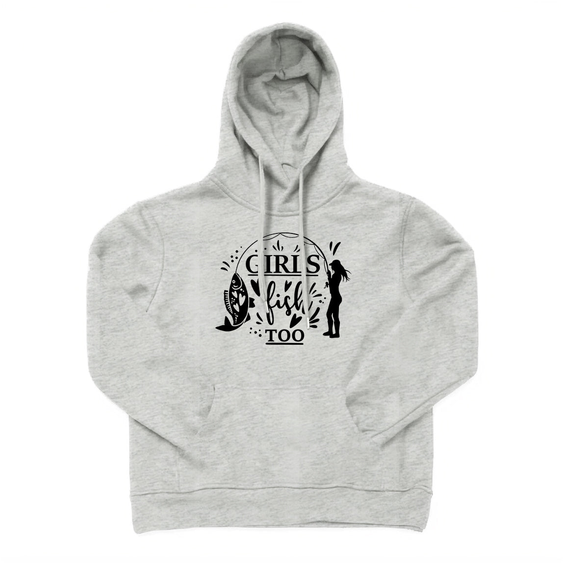 Girls Fish Too Hoodie