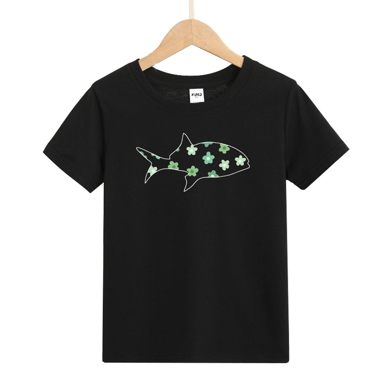 Flower Fish Kid's T-Shirts