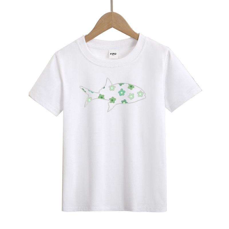 Flower Fish Kid's T-Shirts