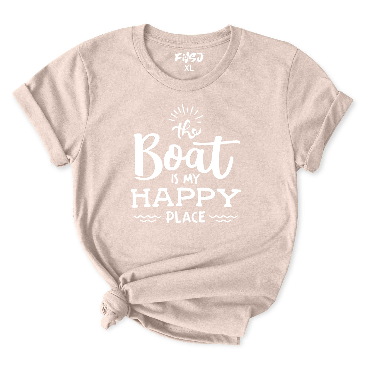 The Boat Is My Happy Place T-Shirt for Women