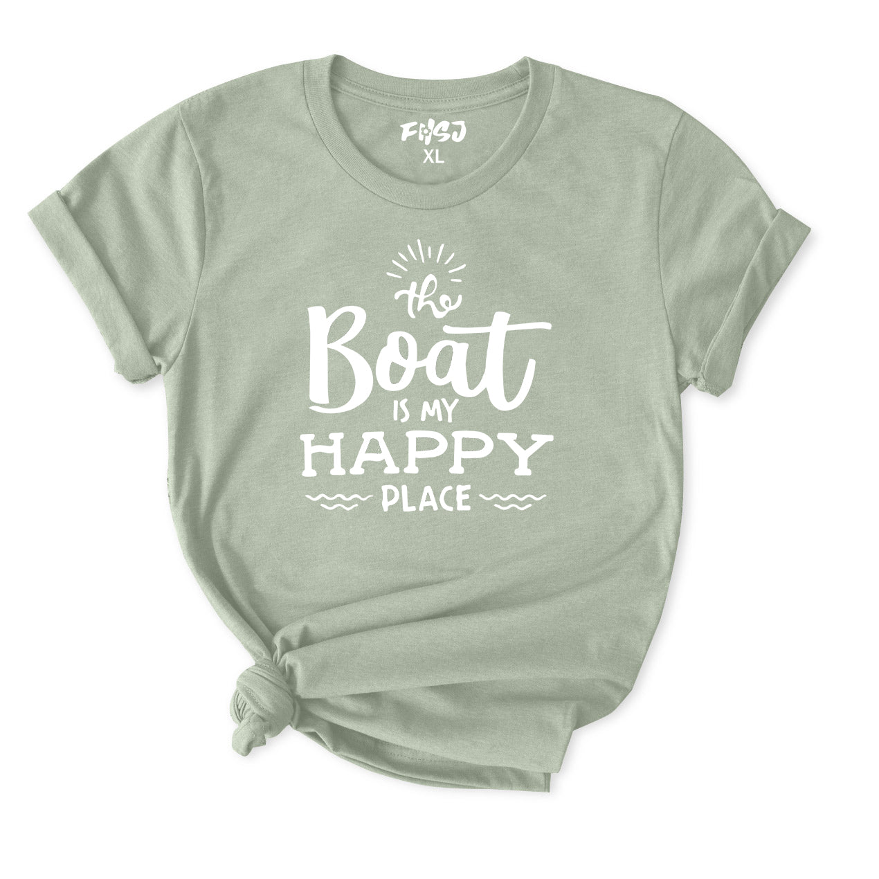 The Boat Is My Happy Place T-Shirt for Women