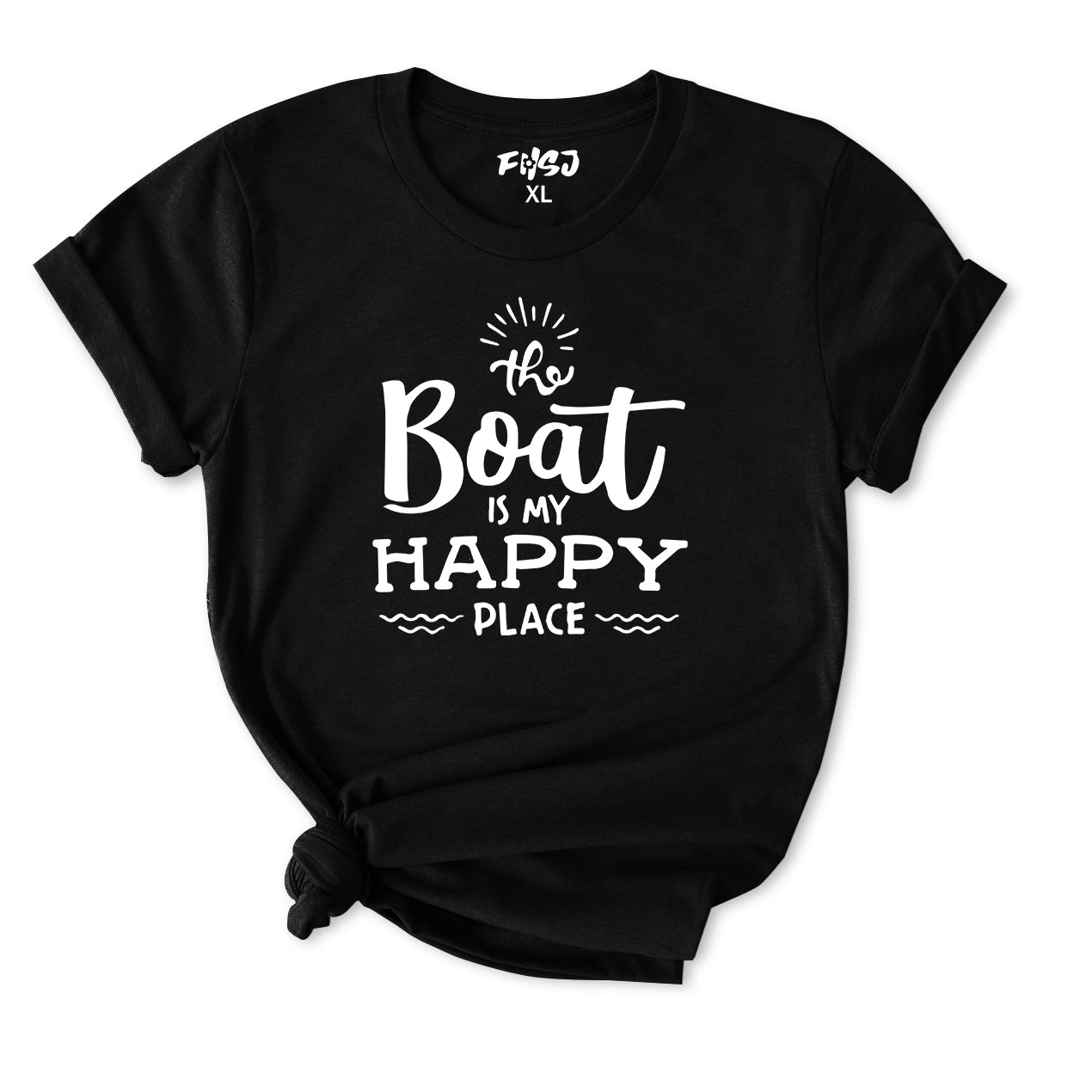 The Boat Is My Happy Place T-Shirt for Women