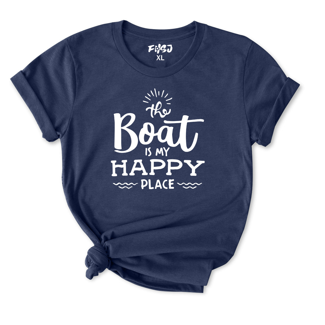 The Boat Is My Happy Place T-Shirt for Women