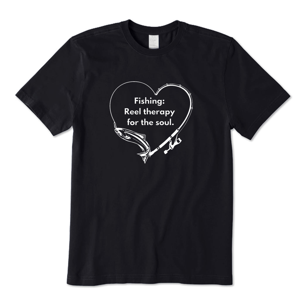 Fishing Reel Therapy for The Soul T-Shirt