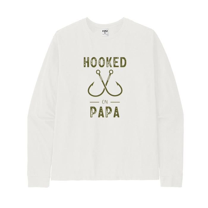 Hooked on Papa Long Sleeve T-Shirt