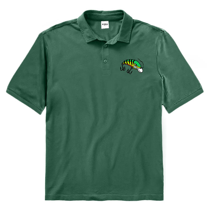 Funny Fishing Lure Polo Shirt