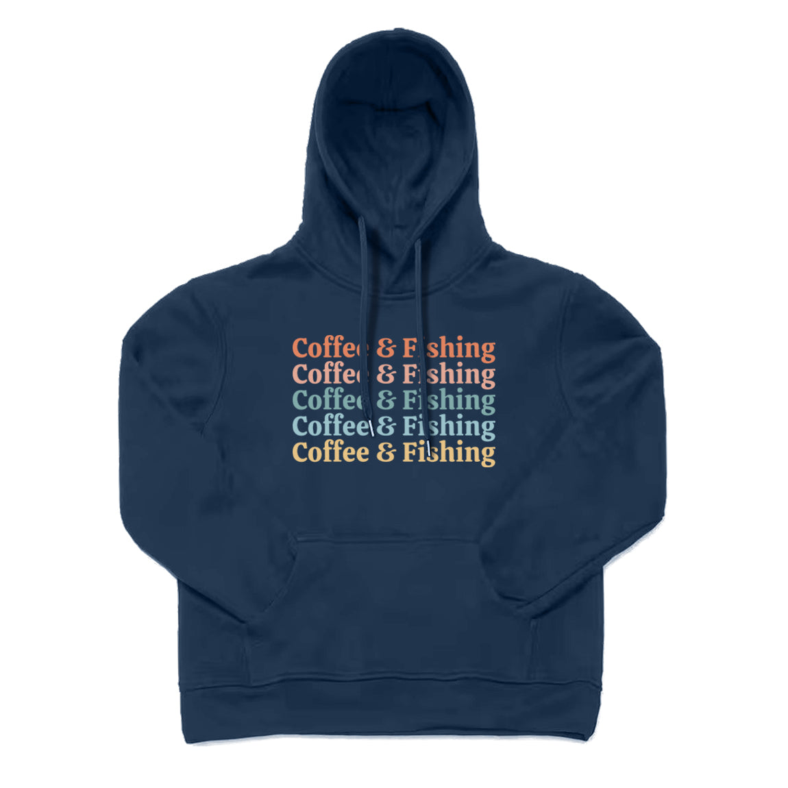 Coffee and Fishing Hoodie