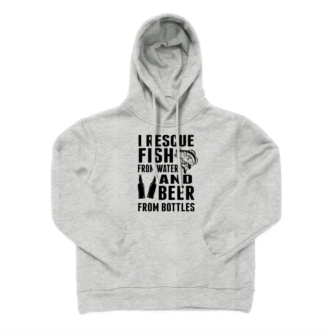 I Rescue Fish From Water and Beer From Bottles Hoodie