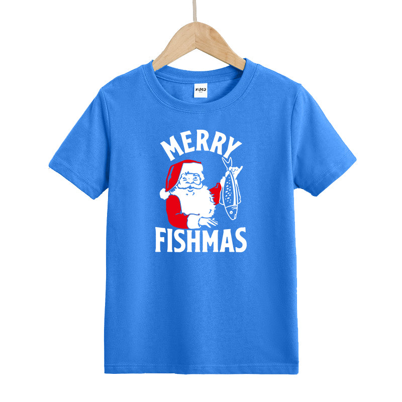 Merry Fishmas Kids T-Shirt