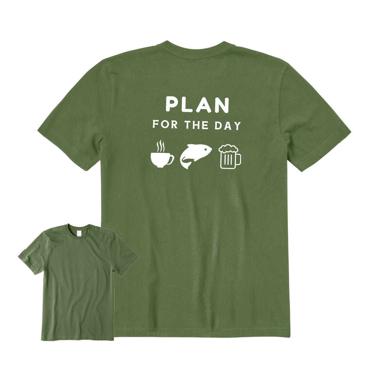 Plan For The Day Back Graphic T-Shirt