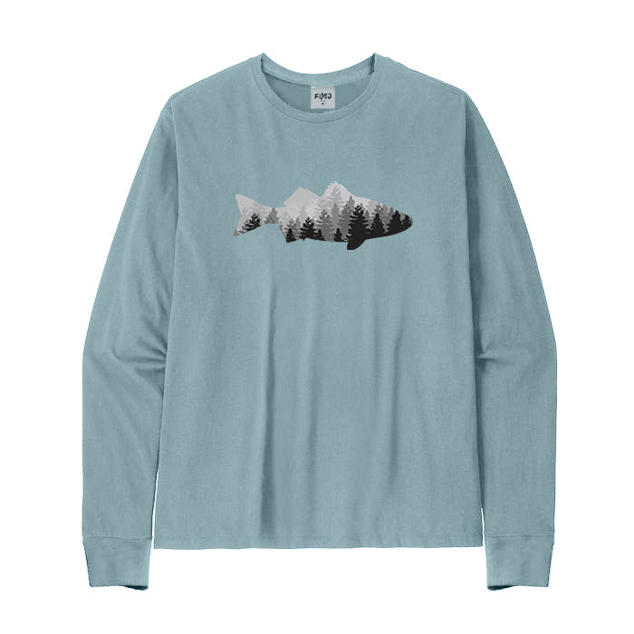 Fish and Forest Long Sleeve T-Shirt