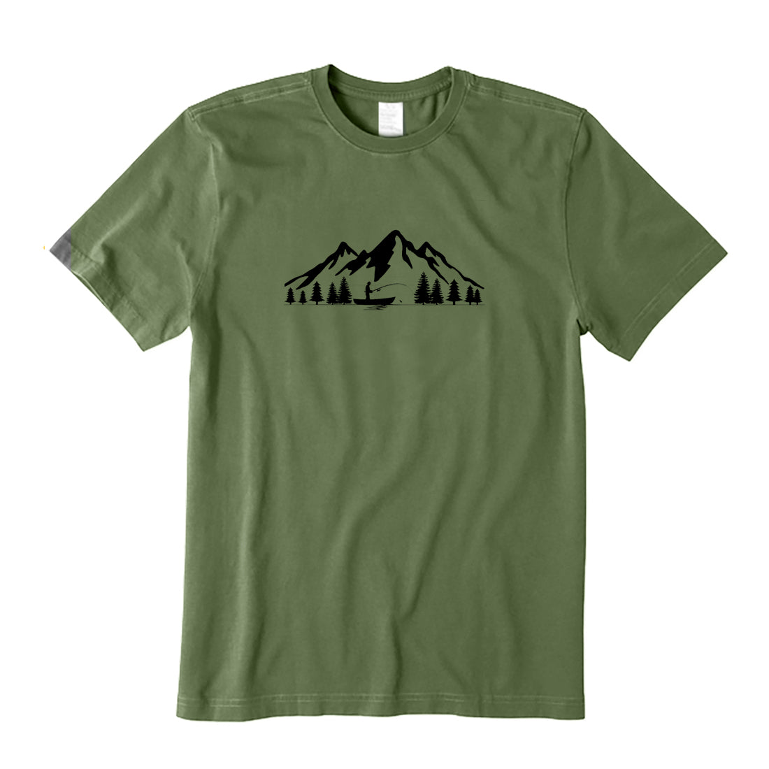 Fishing Landscape Mountain T-Shirt