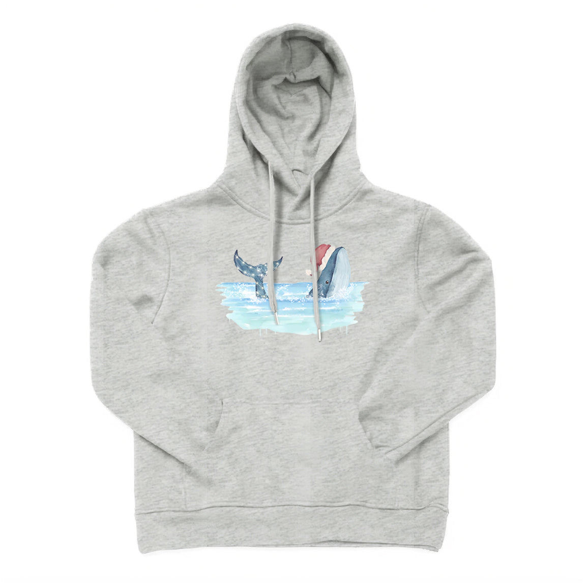 Christmas Whale Hoodie