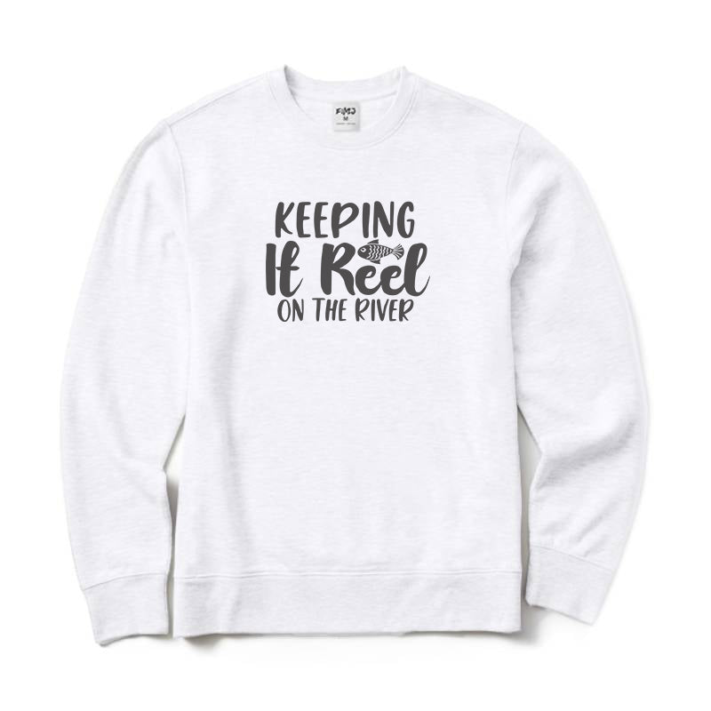 Keeping It Reel on The River Crewneck Sweatshirt